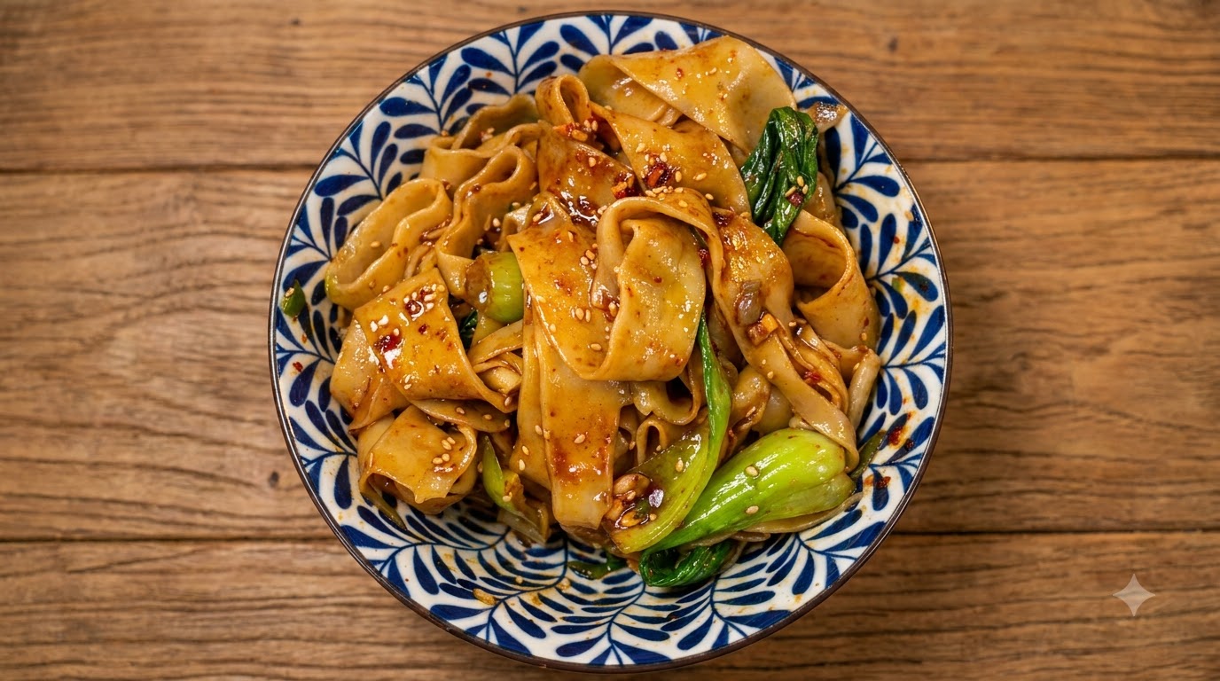 Fideos Picantes al Aceite Caliente (Youpo Mian)