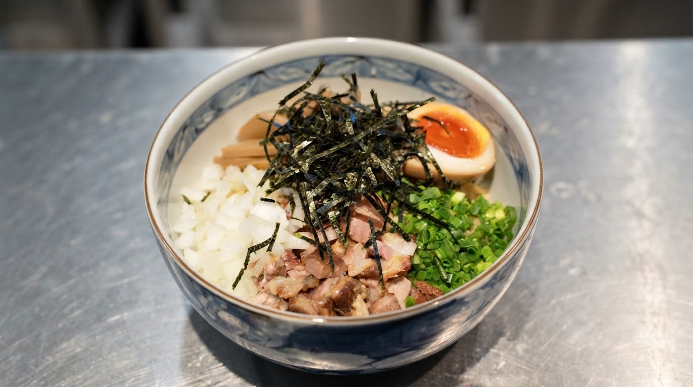 Mazesoba Auténtico Japonés (Fideos Secos Mezclados)