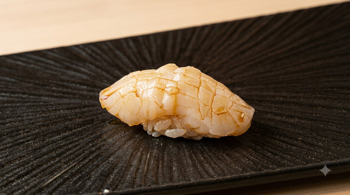 Nigiri de Vieira Fresca (Hotate Nigiri)