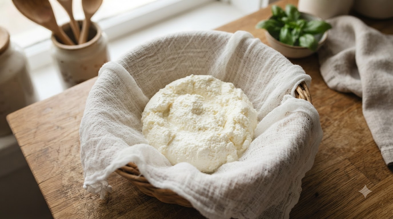 Queso Ricotta Fresco Casero