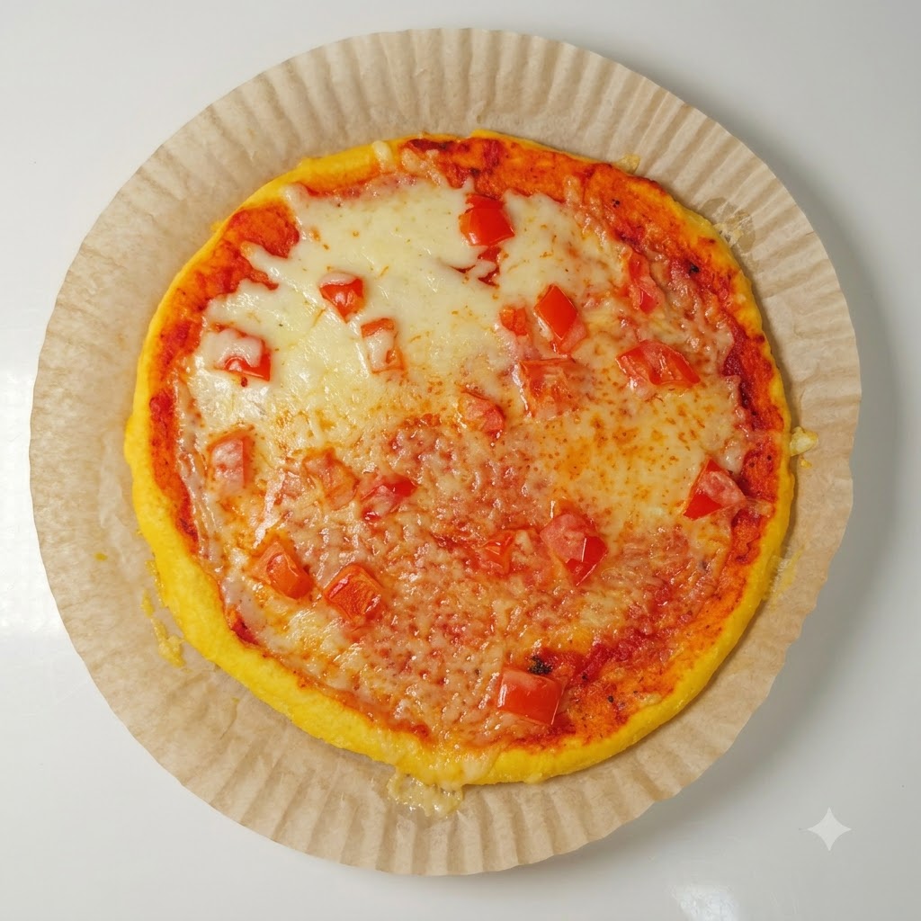 Trozo de jamón en rodajas siendo ordenados cuidadosamente sobre una base de pizza horneada cubierta con queso fundido y salsa de tomate.