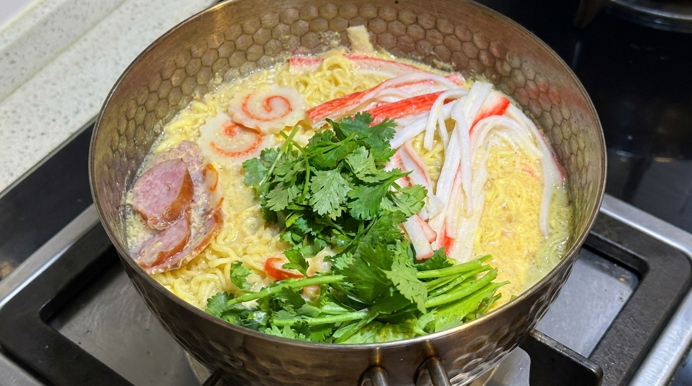 Truco de Ramen Instantáneo Estilo Tonkotsu