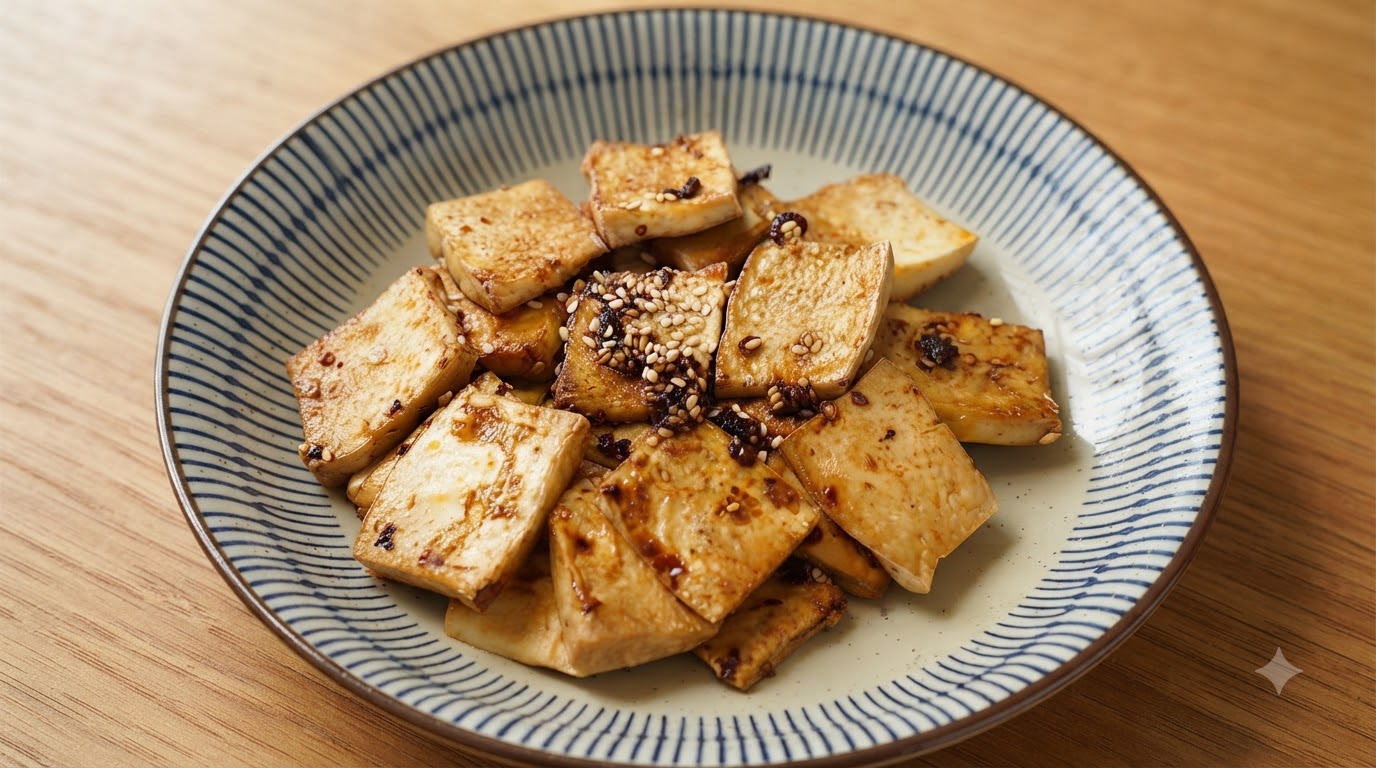 Tofu a la Plancha Estilo Mercado Nocturno en Airfryer