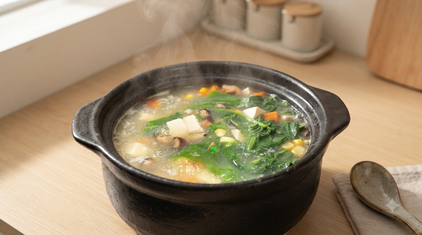 Sopa Vegetariana Fresca de Temporada