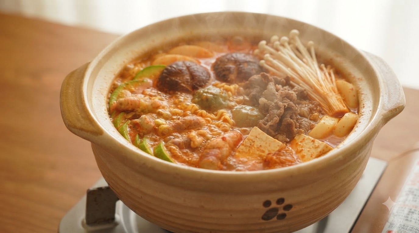 Estofado Militar Coreano (Budae Jjigae)