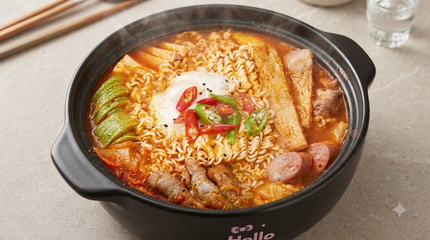 Estofado Militar Coreano Definitivo (Budae Jjigae)
